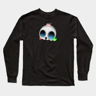 Skull With Friends Long Sleeve T-Shirt